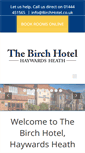 Mobile Screenshot of birchhotel.co.uk